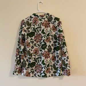 Ann Taylor flower printed shirt